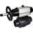 Кран шаровой BV4242E-FP-GRM-ISO Дн25 Ру10 полнопроходной, корпус - НПВХ, шар - НПВХ, уплотнение - EPDM, с пневмоприводом PA-DA-105-1 двойного действия со штурвалом в Омске