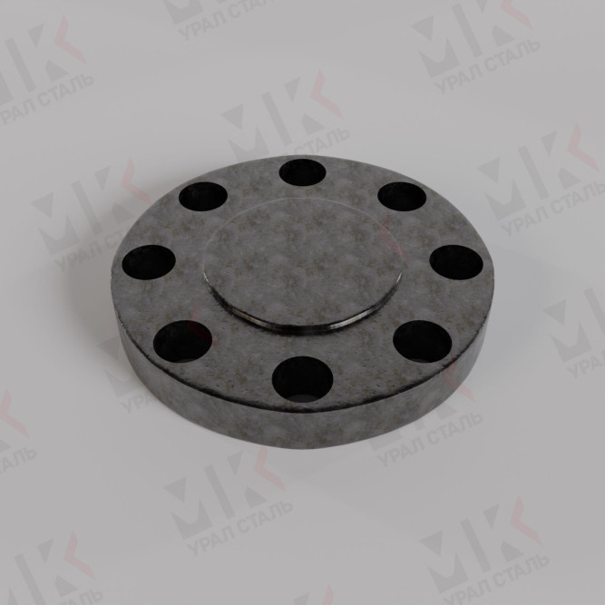 Фланец стальной Ду125 Ру6 ст 20 глухой ГОСТ 33259-2015 в Омске