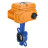 Затвор дисковый поворотный WBV1432N-2W-Fb-H Ду250 Ру16, корпус - чугун GGG50, диск - нержавеющая сталь 316L, уплотнение - NBR, с электроприводом QT-N-040EM-1-220VAC-У1 в Омске