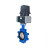 Затвор дисковый поворотный WBV1616E-2W-Fb-H Ду100 Ру16 LUG межфланцевый, корпус - чугун QT450, диск - чугун QT450, уплотнение - EPDM, с электроприводом четвертьоборотным QTSA-N-014EM-O0-220VAC с пружинным возвратом в Омске