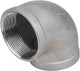 Отвод (уголок) ВР-ВР-304 1/4″ Ду8 Ру16 угол 90°, корпус - нержавеющая сталь 304, присоединение - внутренняя / внутренняя резьба