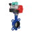 Затвор дисковый поворотный WBV1132N-2W-Fb-H Ду40 Ру16 корпус - чугун GG25, диск - нержавеющая сталь 316L, уплотнение - NBR, с пневмоприводом PA-SA-083, пневмораспределителем 4M310-08 AC220V и магнитным переключателем ALS200D в Омске