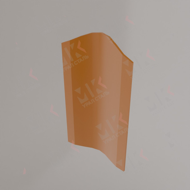 Штакетник металлический ELLIPSE 126 мм 0,5 мм Copper Медный в Омске