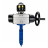 Затвор дисковый поворотный WBV3434Pf-2W-Fb-R Ду200 Ру16, корпус - углеродистая сталь WCB, диск - углеродистая сталь WCB, футерованный PTFE, уплотнение - PTFE, с пневмоприводом PA-DA-105-1 и БКВ APL-510N EX в Омске