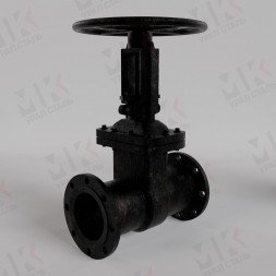 Задвижка чугунная 30ч915бр параллельная фланцевая Ду125 Ру10