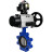 Затвор дисковый поворотный WBV1631E-2W-Fb-H Ду150 Ру16 LUG корпус - чугун QT450, диск - нержавеющая сталь 304, уплотнение - EPDM, с пневмоприводом PA-DA-105-1, пневмораспределителем 4M310-08 AC220V и БКВ APL-510N EX в Омске
