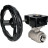 Кран шаровой BV3232P(2pc)-FP-T-ISO-H 3/8″ Ду10 Ру63 полнопроходной двухходовой, нержавеющая сталь SS316, внутренняя резьба, уплотнение - PTFE, с редуктором HAM RQN1-180Z-T40 в Омске