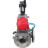 Кран шаровой BV3232P(4pc)-FP-3WL-F Ду15 Ру16 полнопроходной трехходовой, фланцевый, нержавеющая сталь SS316, с пневмоприводом PA-SA-052 с возвратными пружинами с возвратными пружинами, пневмораспределителем 4V320-08 AC220V и БПВ AFC2000 в Омске